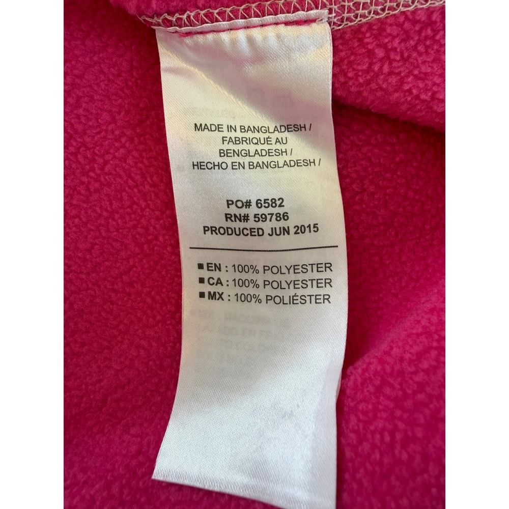 Umbro Womens Pink Space Dye Quarter Zip Fleece Lined Running Pullover Small - Picture 5 of 8
